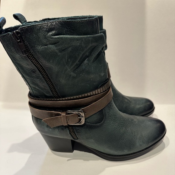 Earth Spruce Tumble Women's Green Leather Boot - Picture 2 of 6